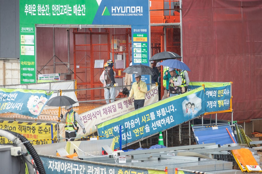 인천 서구, 관내 건설현장 집중안전점검 진행