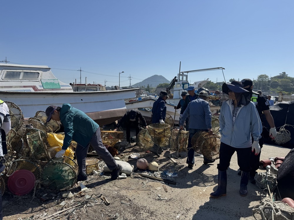 고흥군, 어촌계 자발적 참여로 쾌적한 어항환경 조성
