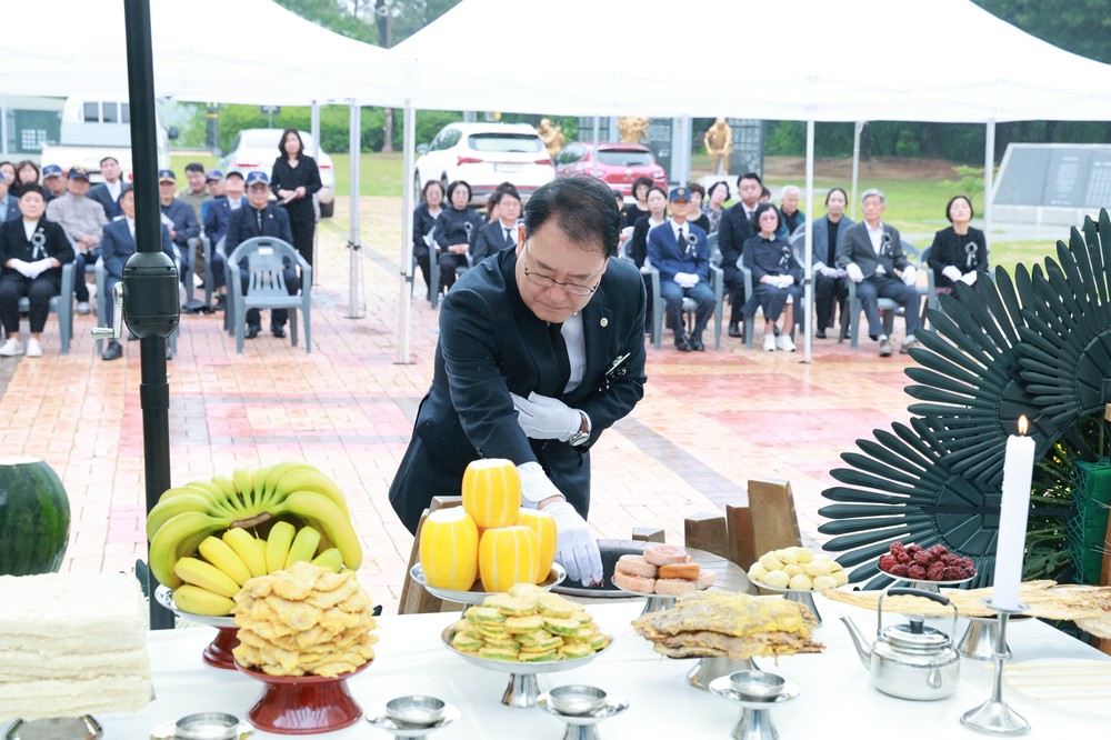 계룡시, 충령탑 위패봉안식 거행