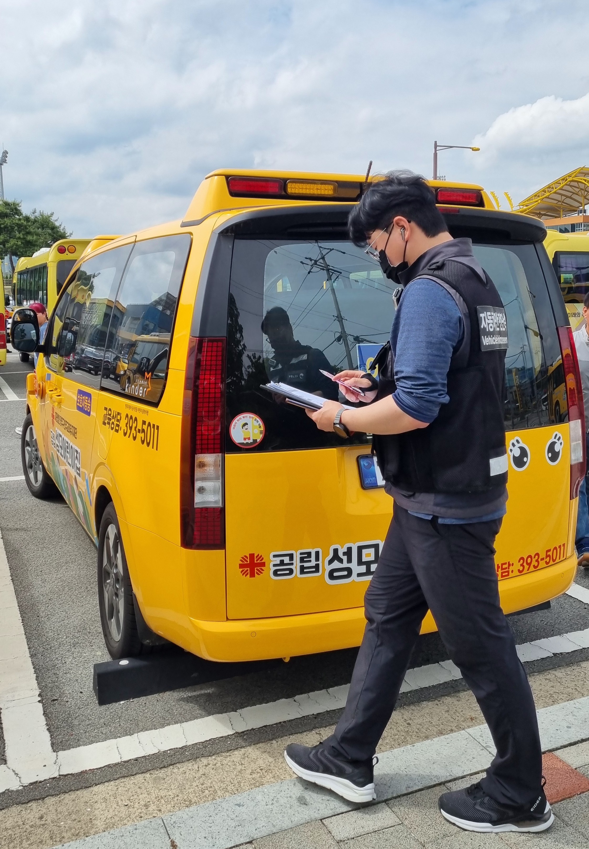 장성군, 어린이집 통학버스 안전점검 실시