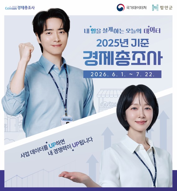함안군, 2025년 기준 경제총조사 실시