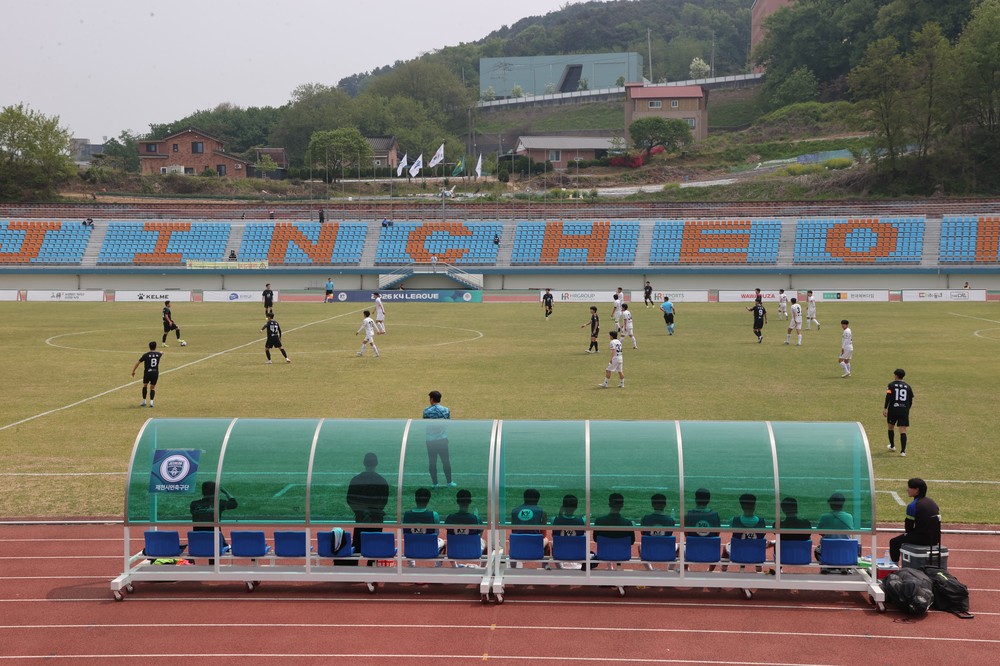 진천HR FC, 기장군민축구단과 홈경기 개최