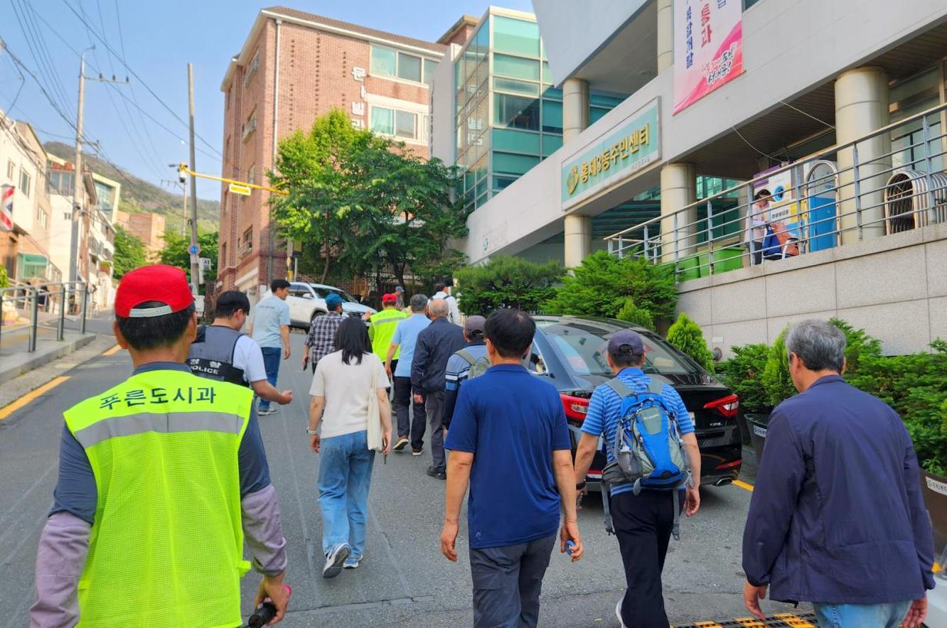 서대문구 극한 호우 따른 산사태 대비 위해 주민 대피 훈련