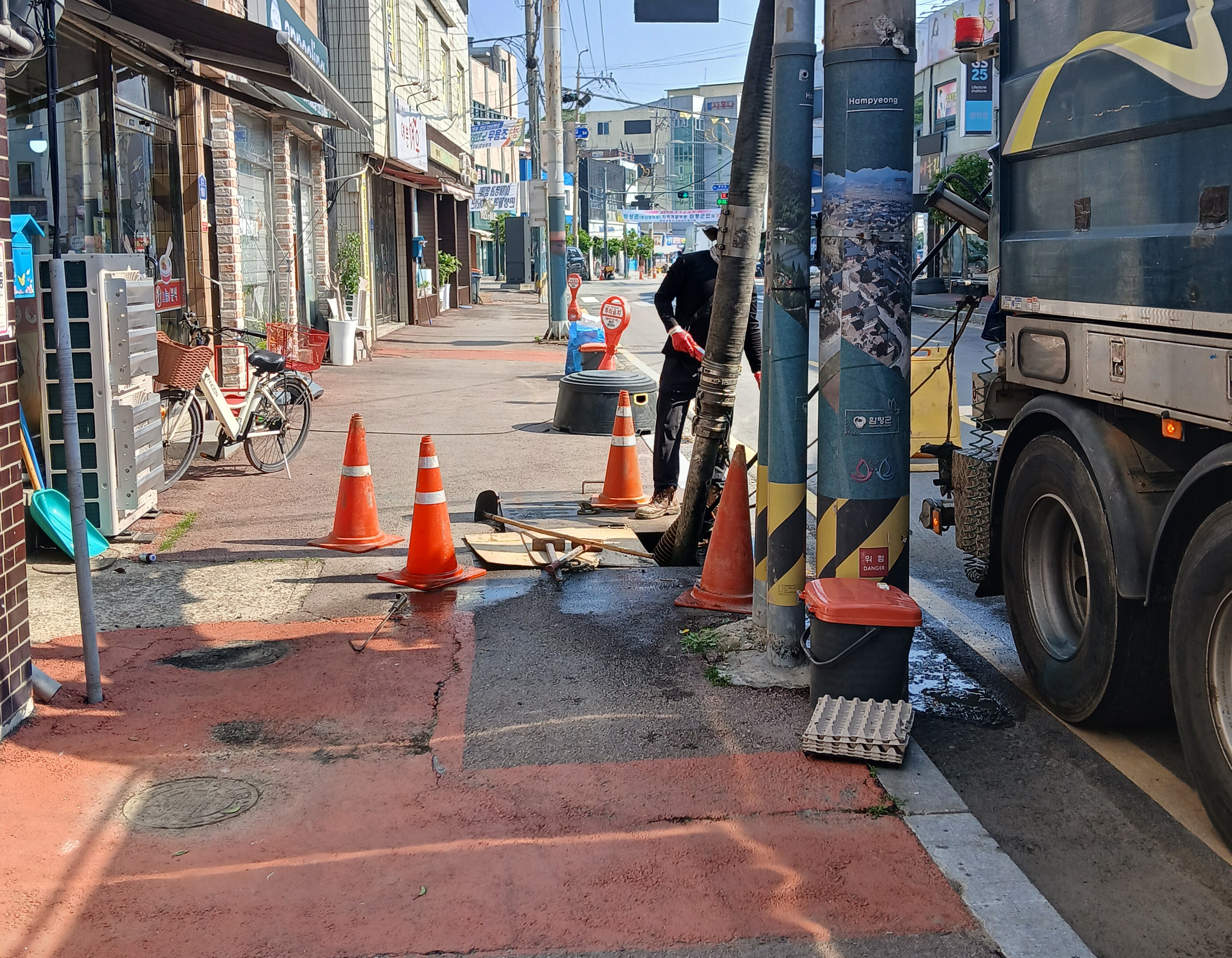 함평읍, 집중호우 대비 우수·배수관로 집중 점검 실시