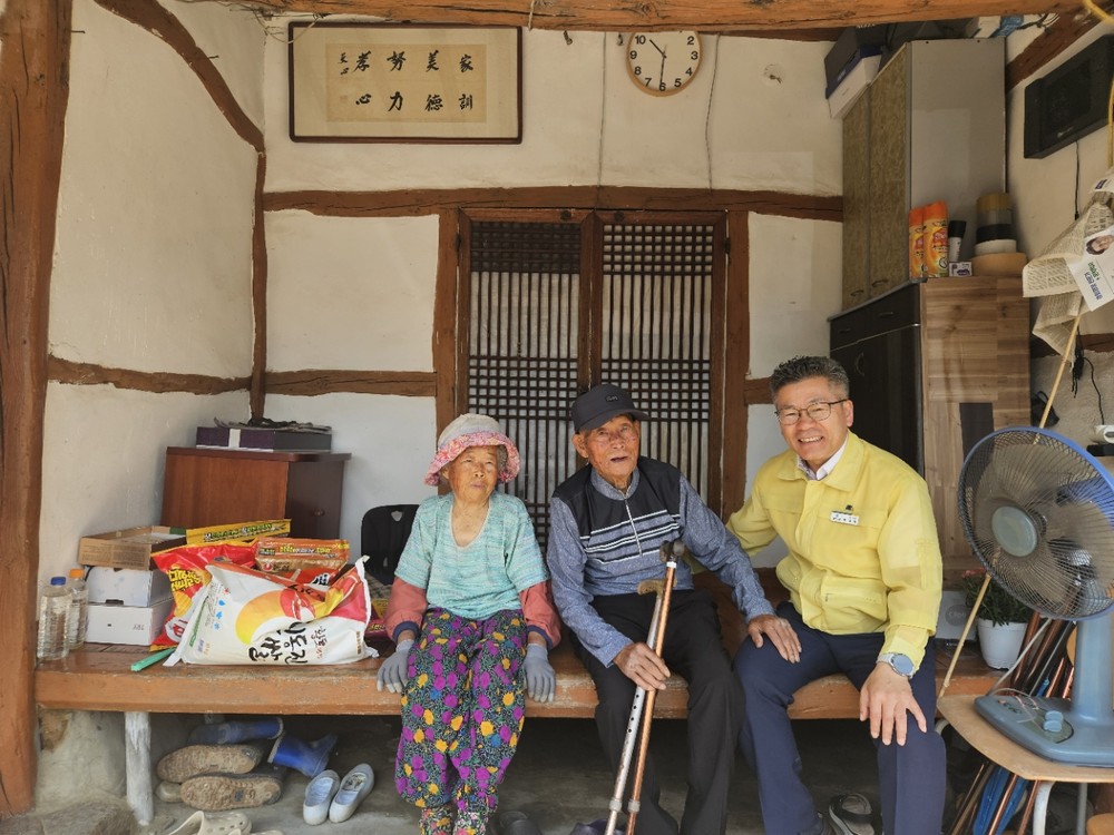 고창군 아산면 행정복지센터, 6·25 참전유공자 가정 위문