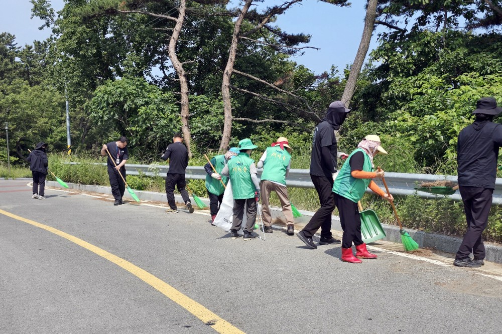 자월면, 자월3리 천문공원 일원 클린업데이 실시