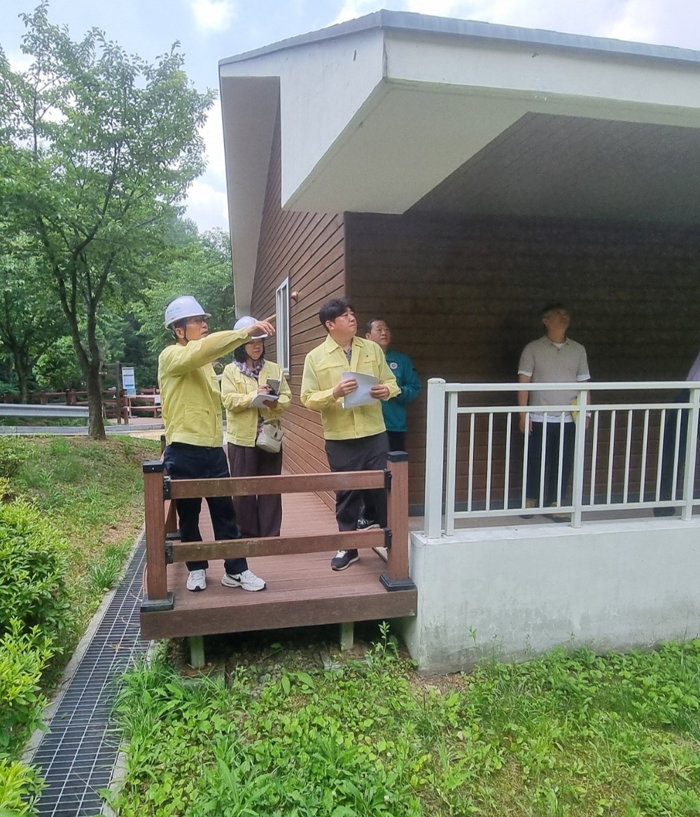 의왕도시공사, 우기 대비 시민 이용시설 현장 안전점검 실시