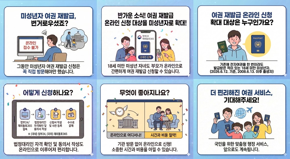 광명시, 미성년자 여권 재발급 방문 부담 줄인다