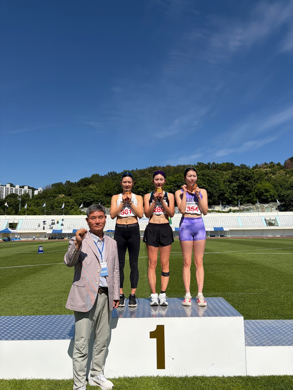 남동구청 육상팀, 밀양아리랑 전국육상대회서 개인전 1위·단체전 3위