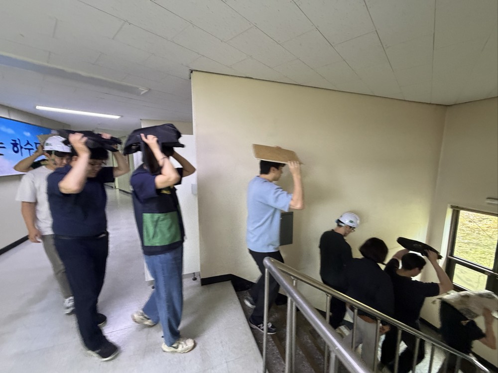 구리시 하수도 공기업, 소방서와 합동 재난 대응 소방훈련 실시
