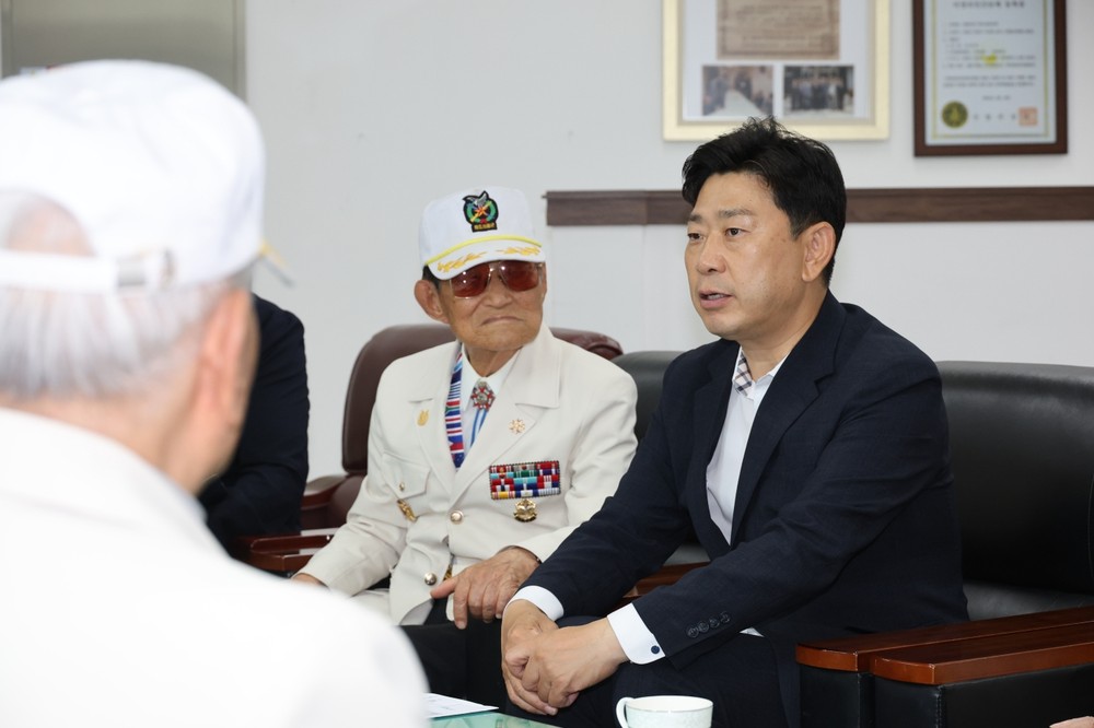 박용선 포항시장 당선인, 호국보훈의 달 맞아 학도의용군 참전용사 간담회