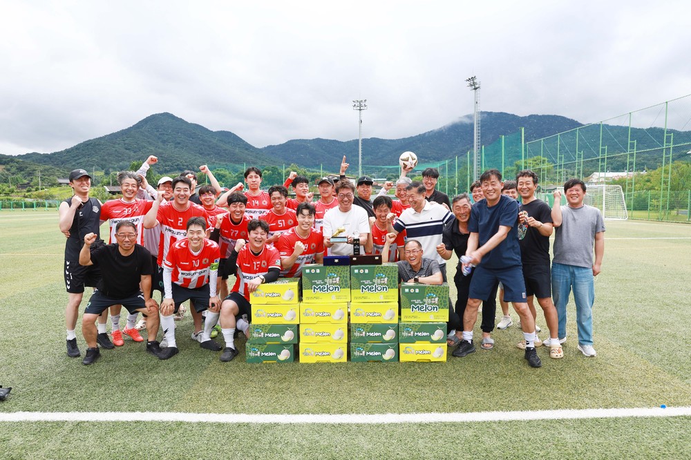 화순군청 축구동호회팀, ‘제3회 전라남도 의장기 공무원 축구대회’ 우승