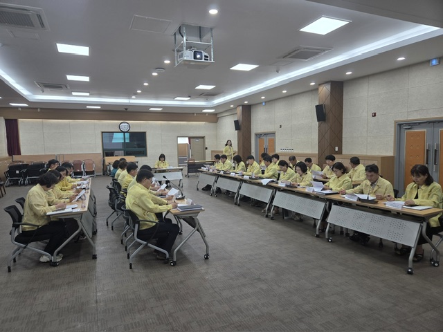 괴산군, 여름철 자연재난 대비 준비상황 점검회의 “군민 안전 최우선”