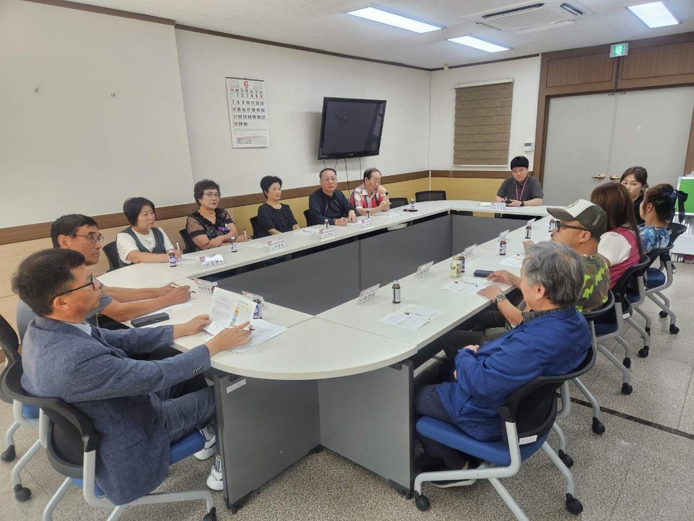 상패동 주민자치위원회, 주민자치 프로그램 강사 간담회 개최