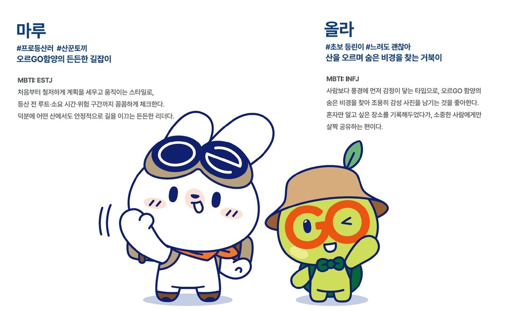 함양군, ‘오르GO 함양’ 공식 캐릭터 탄생!