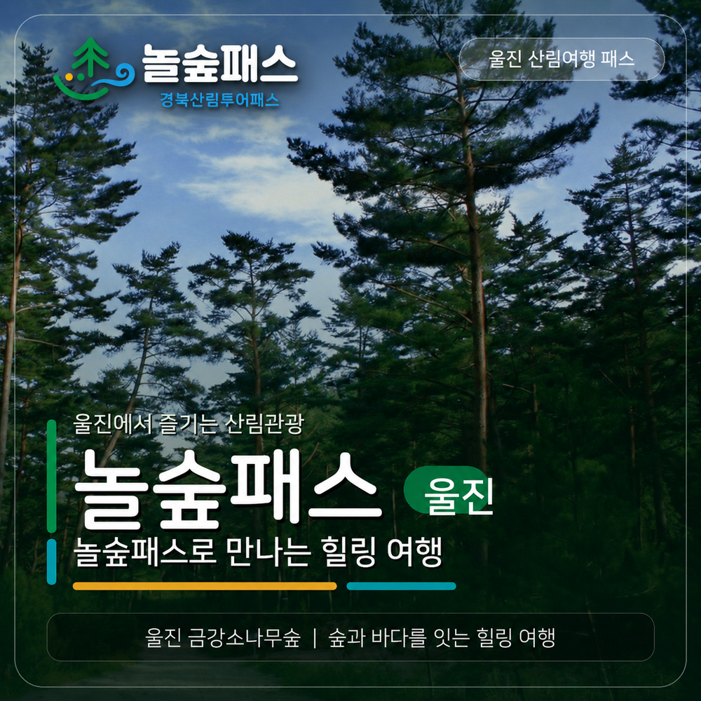 “여름 휴가는 힐링 가득한 울진 금강송 숲으로”