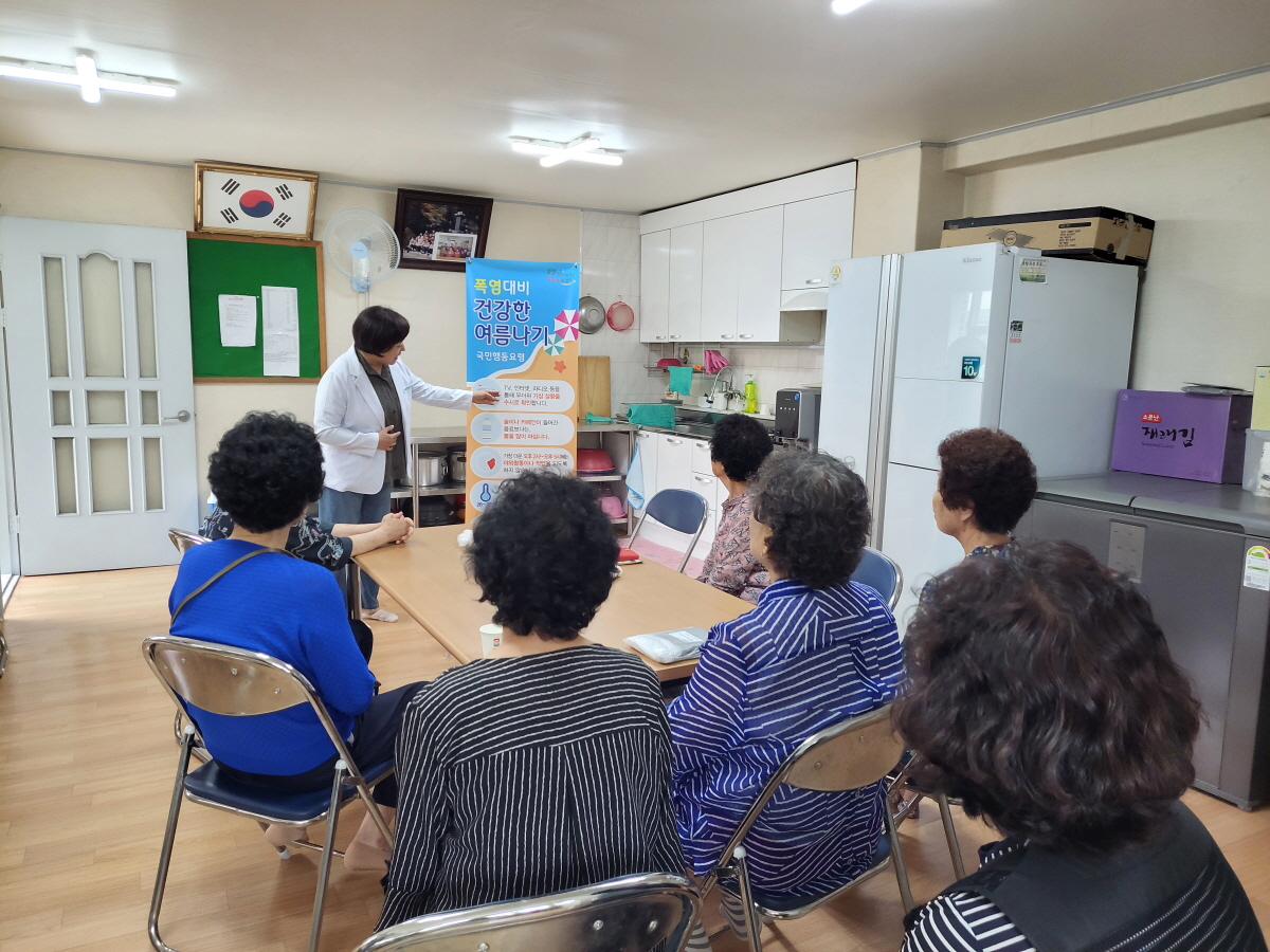 고양시 덕양구보건소, 폭염 대응 방문건강관리 추진…건강취약계층 폭염 피해 예방