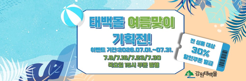 강원태백몰, 「2026 여름맞이 기획전」 운영