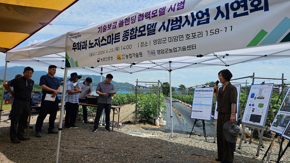 영암군, 기후변화 대응 무화과 스마트 재배기술 선보여