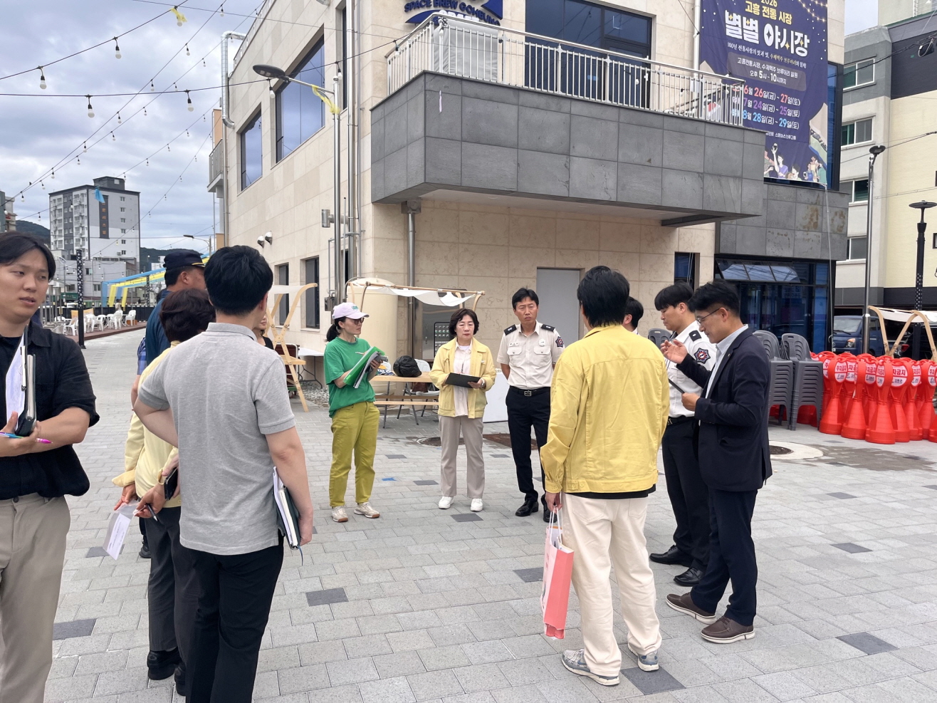 고흥군, 고흥전통시장 별별야시장 안전점검 실시