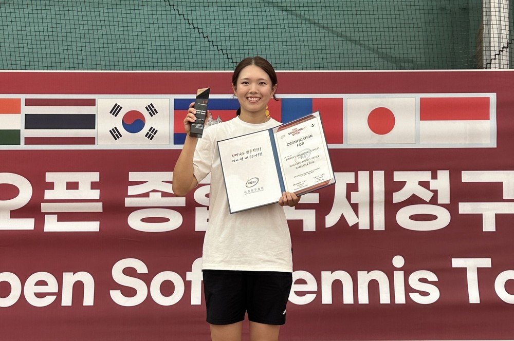 하야시다 리코, 순창오픈 정구대회 2관왕 순창군 위상 높여