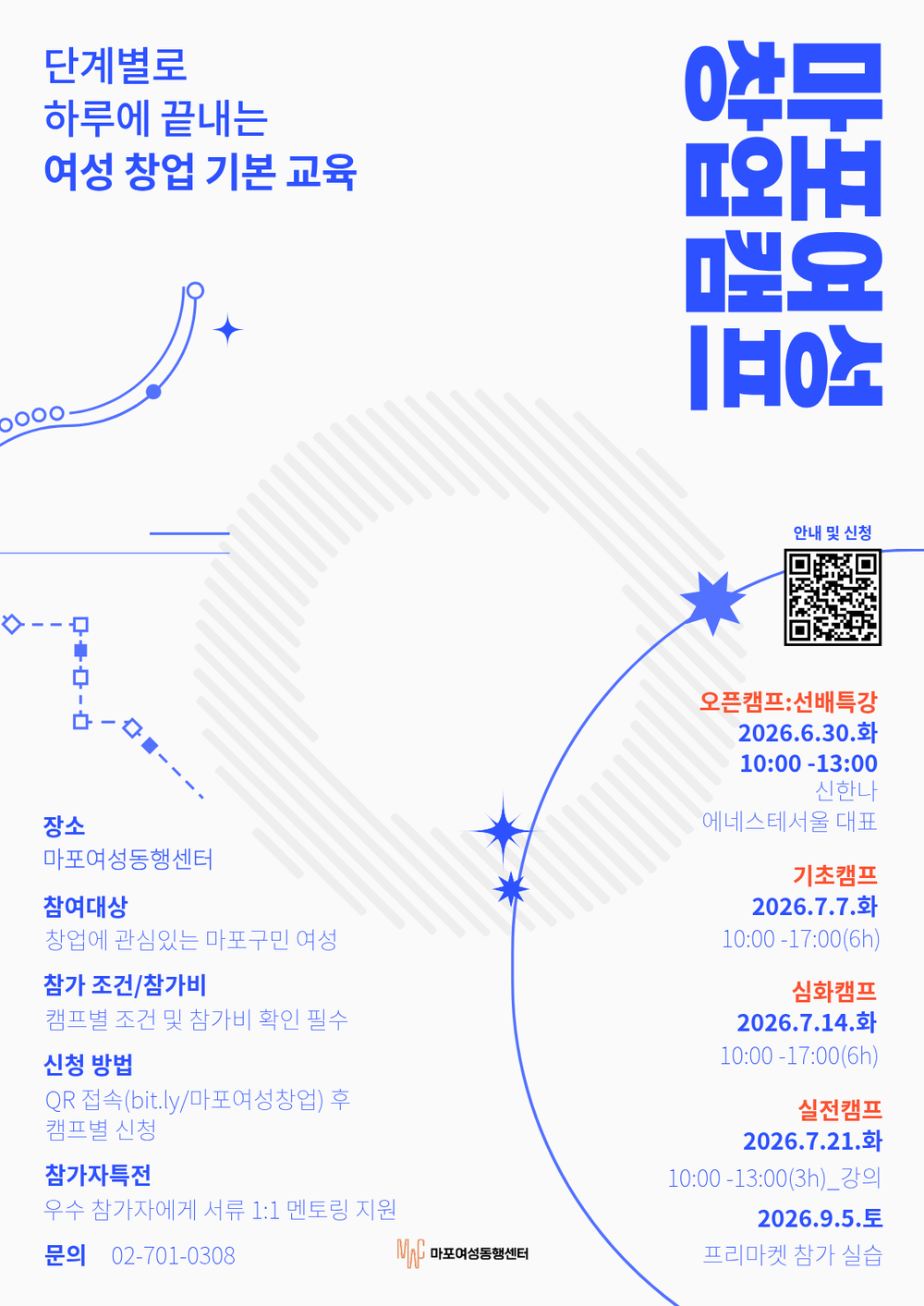 마포구, 여성 창업 역량 강화 위한 '2026년 마포여성 창업캠프' 운영