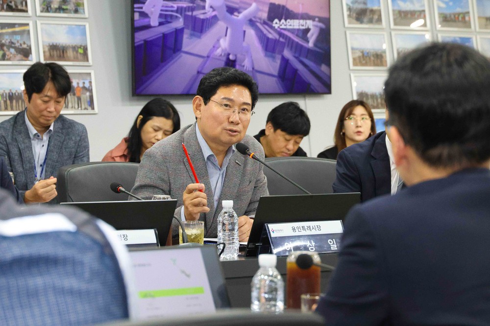 이상일 용인특례시장, 용인반도체클러스터 현장 방문…SK하이닉스 팹 건설 공정 점검