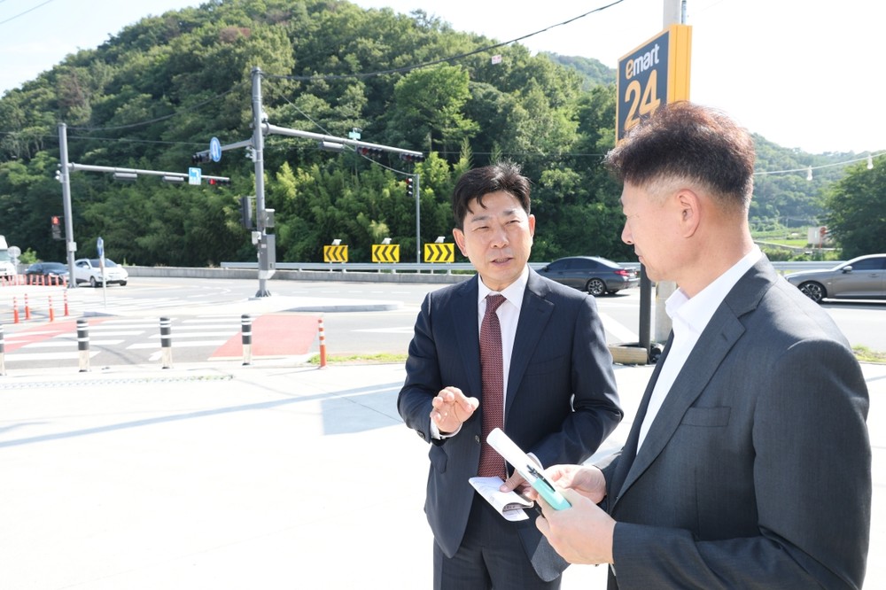박용선 포항시장, 취임 직후 교통 불편 해소 위한 현장 행보