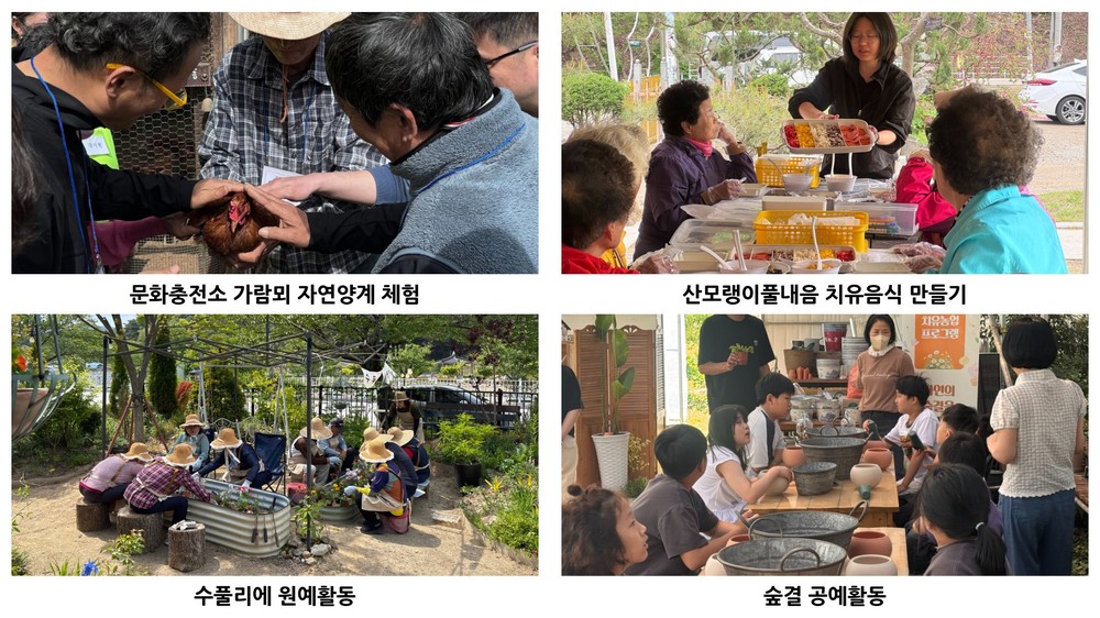 보은군, 유관기관 연계 치유농업 프로그램 운영 성과 거둬