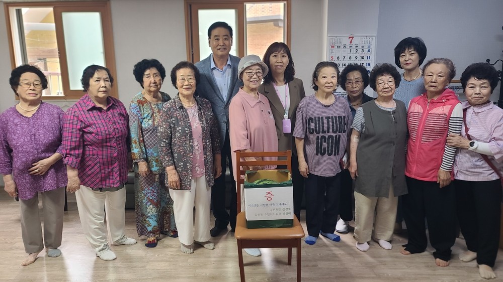 수원시 장안구 율천동, 하절기 맞이 경로당 순회 방문