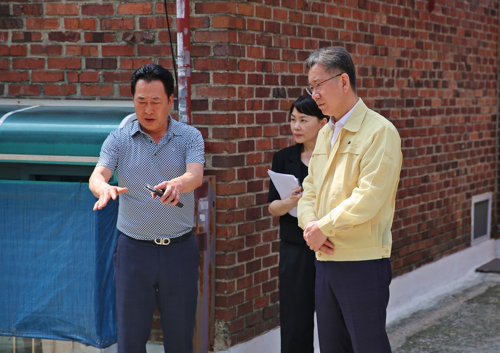 김인배 수원장안구청장, 주요 현안 지역 현장 방문
